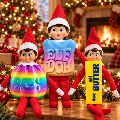 ElfDoh Needoh Viral Outfit - Trendy Viral Squishy Rainbow!!!