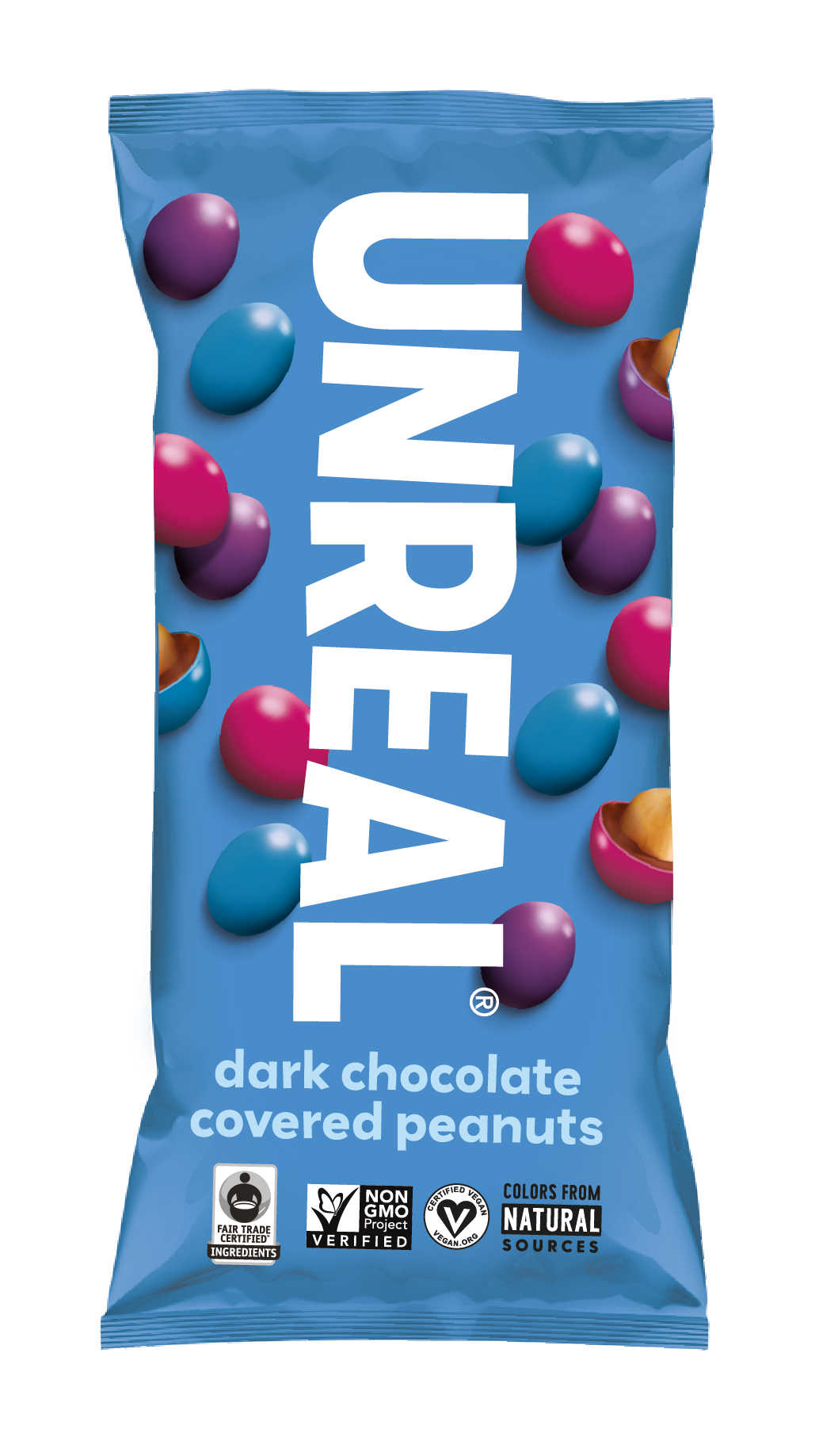 Dark Chocolate Peanut Gems Snack Bags