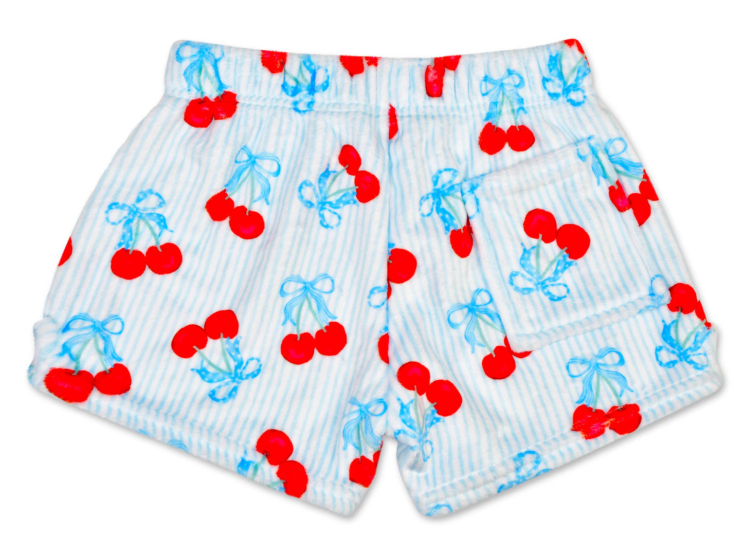 Cherry on Top Plush Shorts (Youth Medium (10-12))