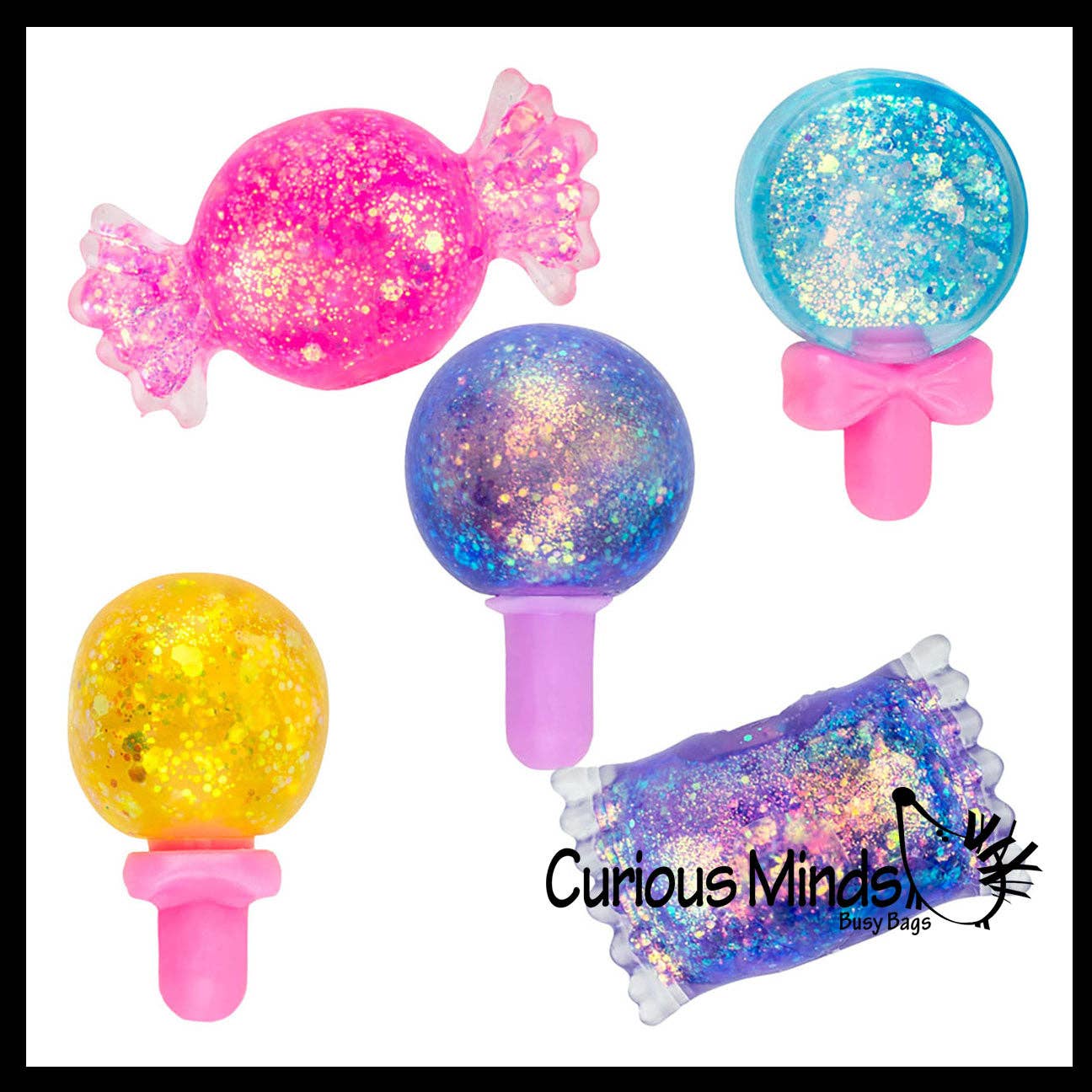 Mini Candy Shaped Thick Glue/Gel Syrup Molasses Stretch