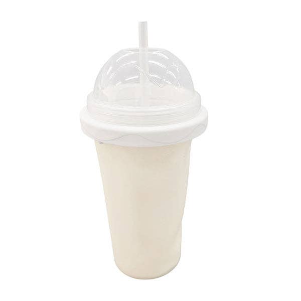 ProKitchen Squeezur Color-Changing Instant Slushie Maker Cup (1pc) Includes Straw/Spoon & Lid