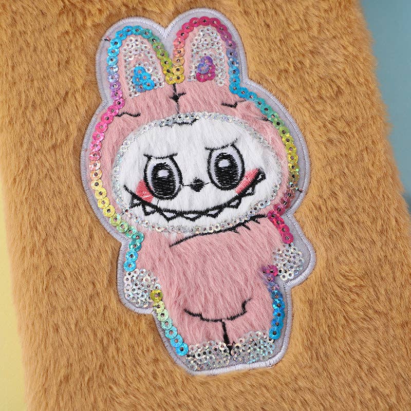 Cartoon Plush Notebook For Back To School
