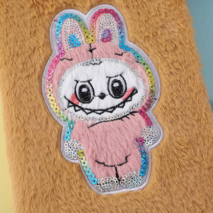 Cartoon Plush Notebook For Back To School