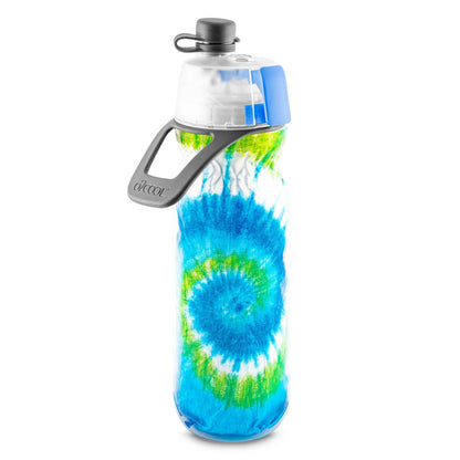O2COOL Mist 'N Sip 20 oz Bottle Assortment Tie Dye + Ombre