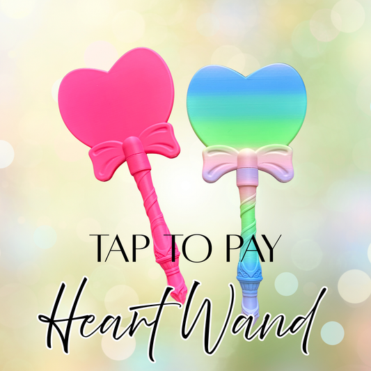 Tap to Pay Heart Wand - 3D Printed Credit Card Holder