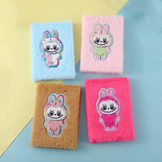 Cartoon Plush Notebook For Back To School