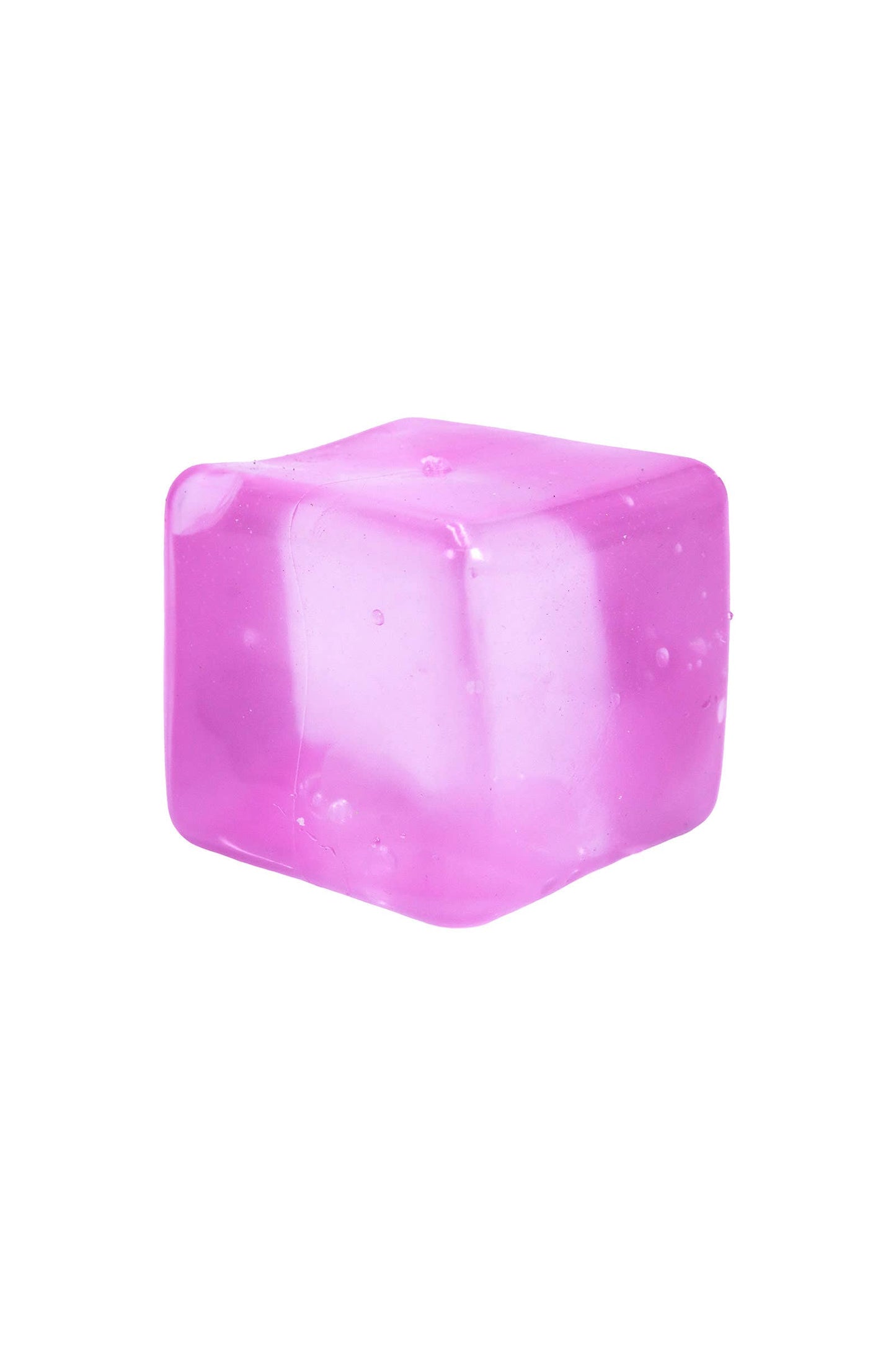 Clear Colorful Cube Maltose Putty Filled Squishy
