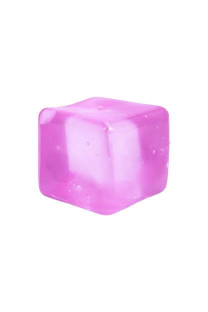Clear Colorful Cube Maltose Putty Filled Squishy