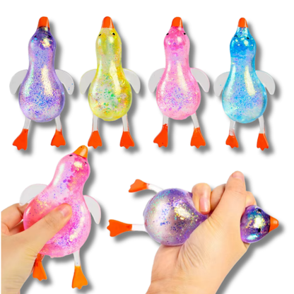 Glitter Sugar Squishy Goose