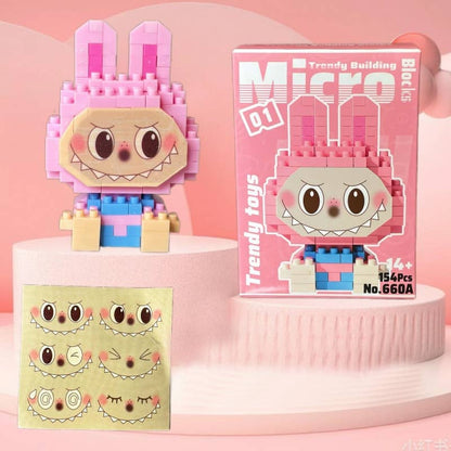 Labubu Micro Trendy Building Blocks