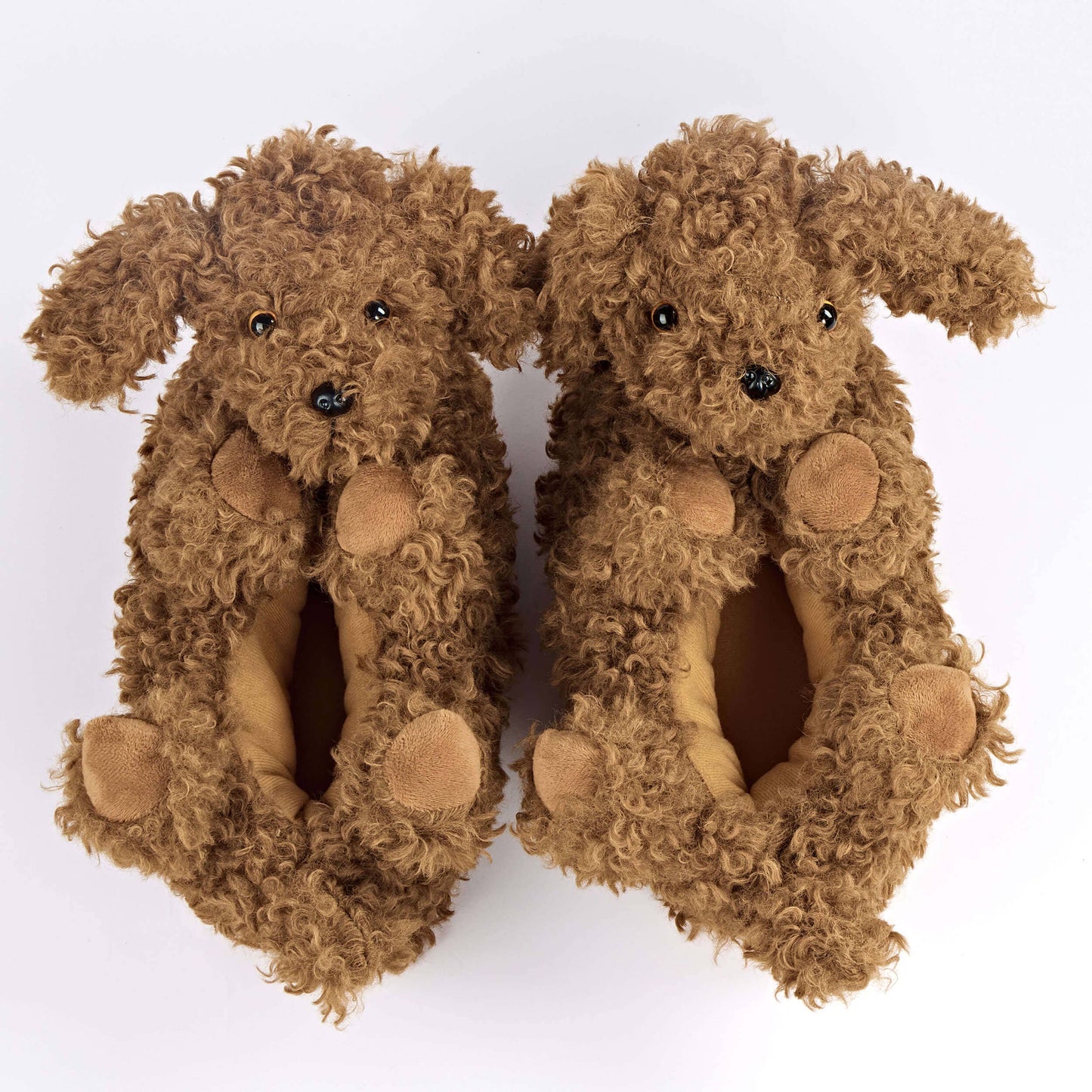 Coco the Doodle | Kid's Funny Animal Plush Non-Slip Slippers