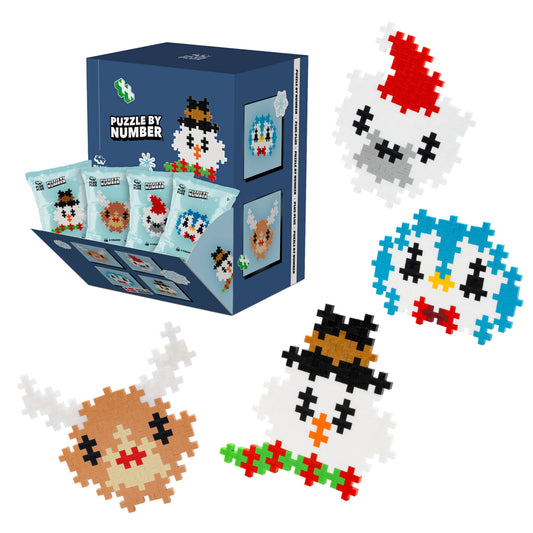 40pc Puzzle by Number® Holiday Faces