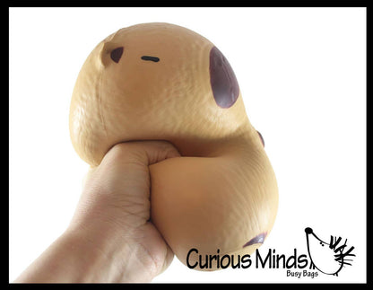 Jumbo Capybara Doh Filled Squishy Squeeze Stress Ball Soft