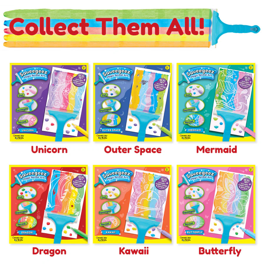 Squeegeez Magic Reveal Art Dragon
