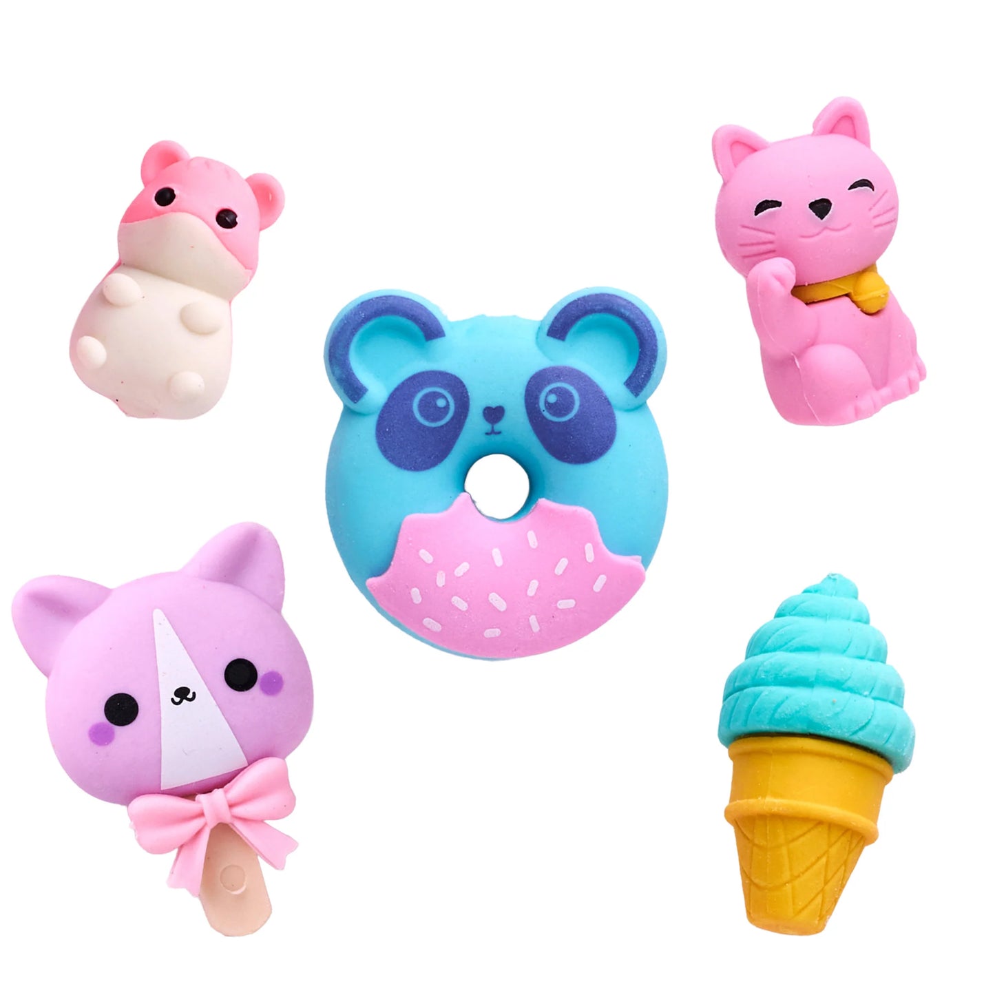 Desk Pets Kawaii Erasers
