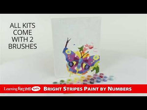 Paint Number Butterflies