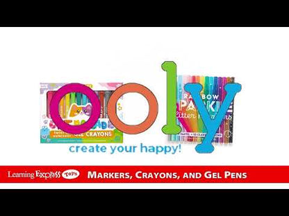 Rainbow Glitter Markers