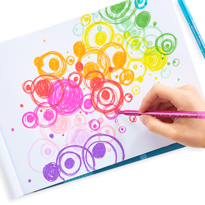 Rainbow Glitter Markers