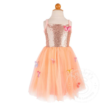 Butterfly Bliss Dress Peach 5/6