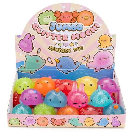 Jumbo Glitter Mochi Squishy Toy