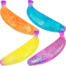 Squish Glitter Sugar Banana