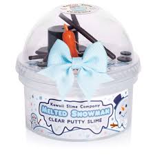Kawaii Melted Snowman Slime