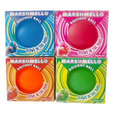 Marshmello Squishy Glow in the dark