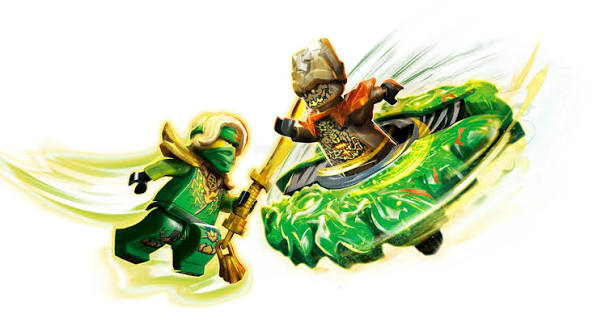 LEGO Lloyd vs. Earth Monster Spinner