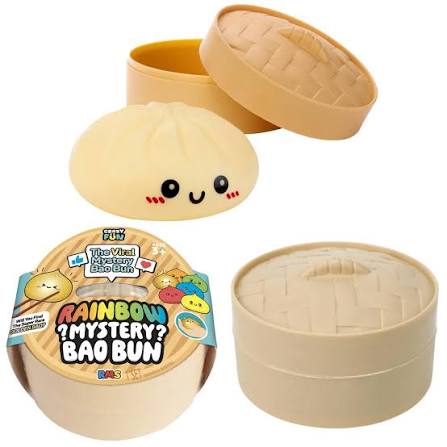 Rainbow Dumpling Squishy Mystery Bao Bun Fidget Toy