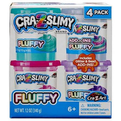 Slimy Glitter 4 Ct