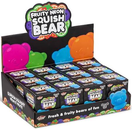 Neon Squishy Bear