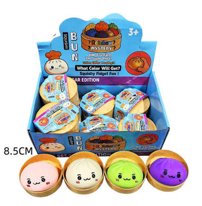 Rainbow Dumpling Squishy Mystery  Bun Fidget Toy