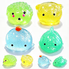 Jumbo Glitter Mochi Squishy Toy