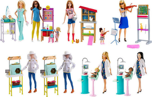 Barbie Career Playset Ast