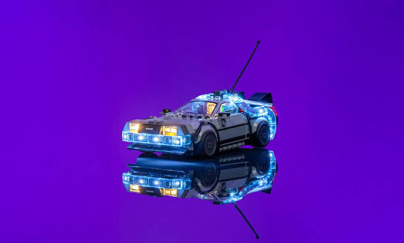 LEGO Time Machine from Back to The Future