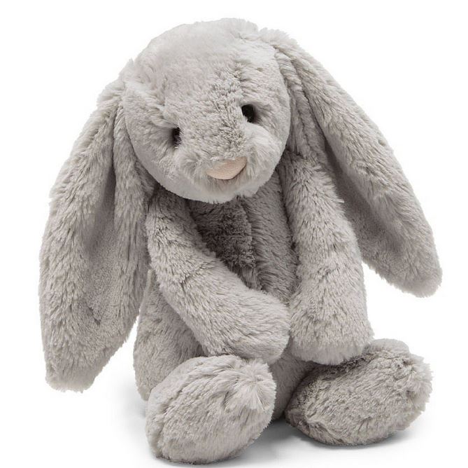 Bashful Grey Bunny Medium