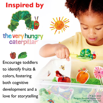 The Very Hungry Caterpillar Sensory Bin