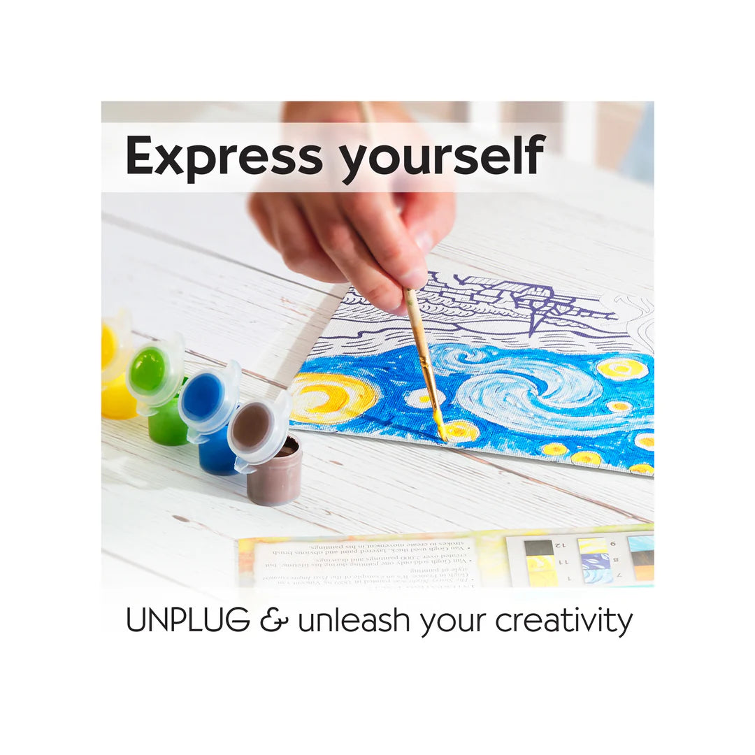 Starry Night Paint by Numbers