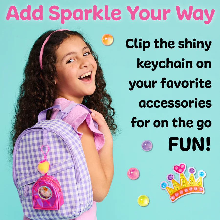 Bubble Gems™ Backpack Keychain Kitty Princess