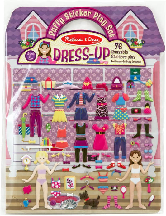 Dress Up Puffy Stickers