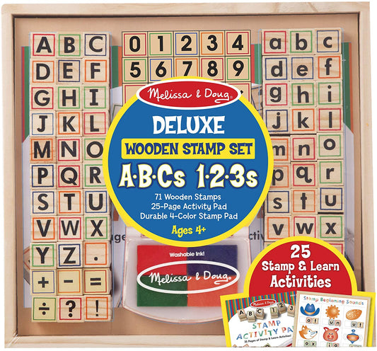 Abc 123 Deluxe Stamp Set