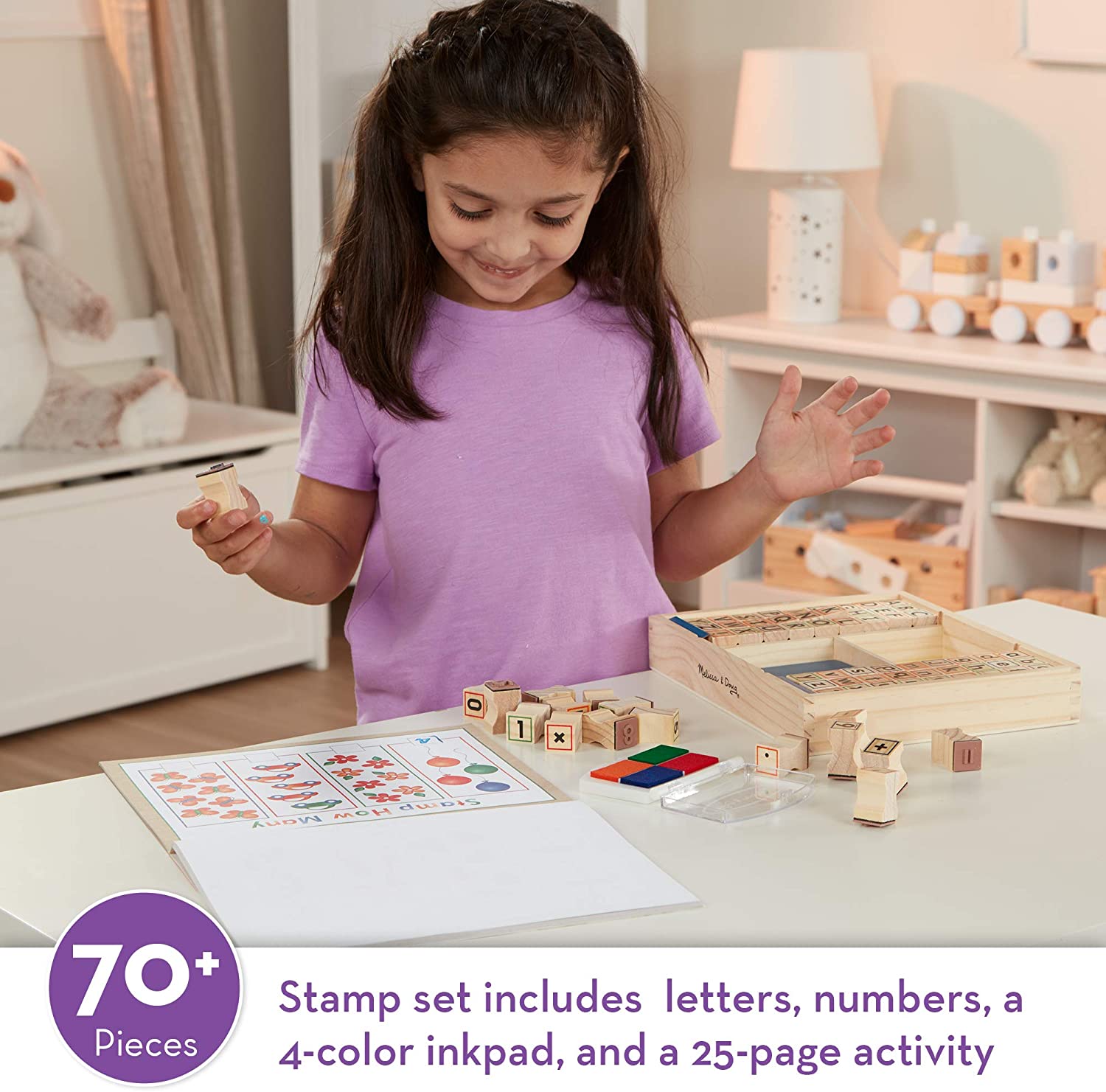 Abc 123 Deluxe Stamp Set