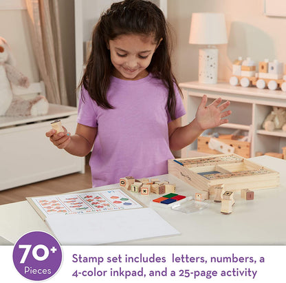 Abc 123 Deluxe Stamp Set