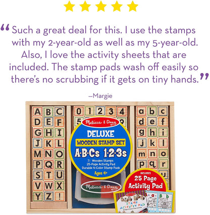 Abc 123 Deluxe Stamp Set
