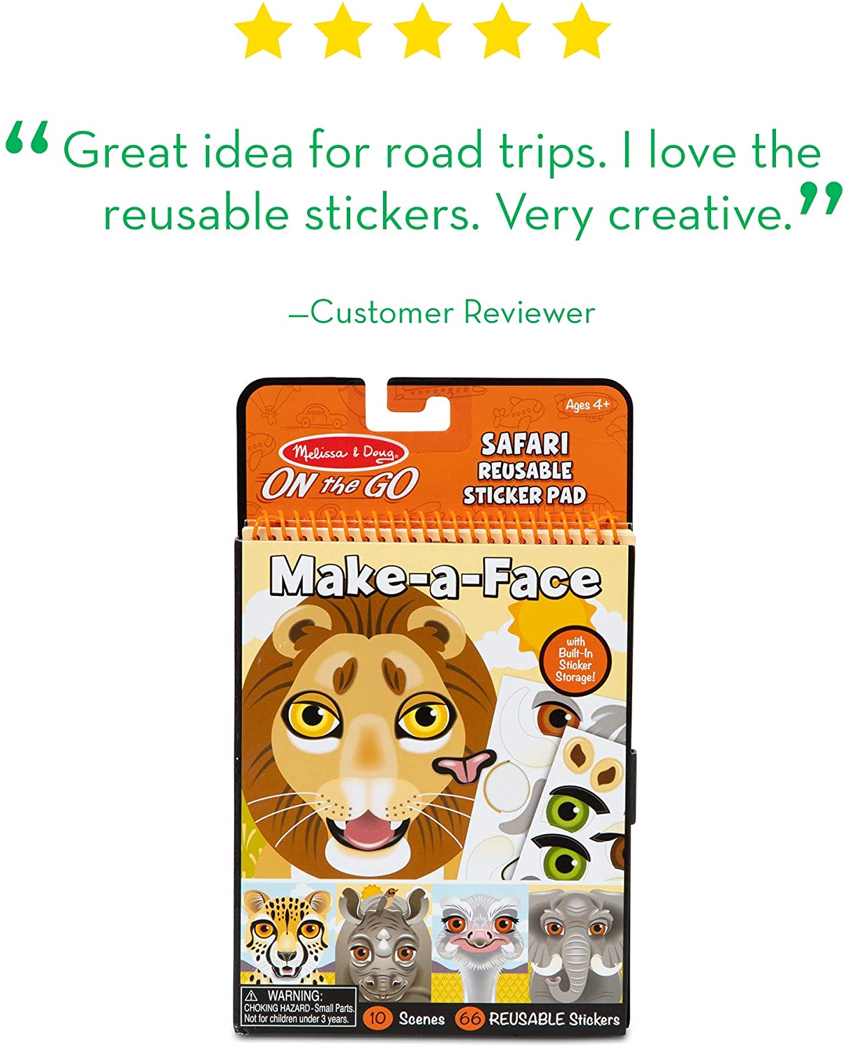 Sticker Pad Make a Face