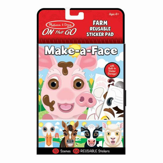 Make a Face Farm Sticker