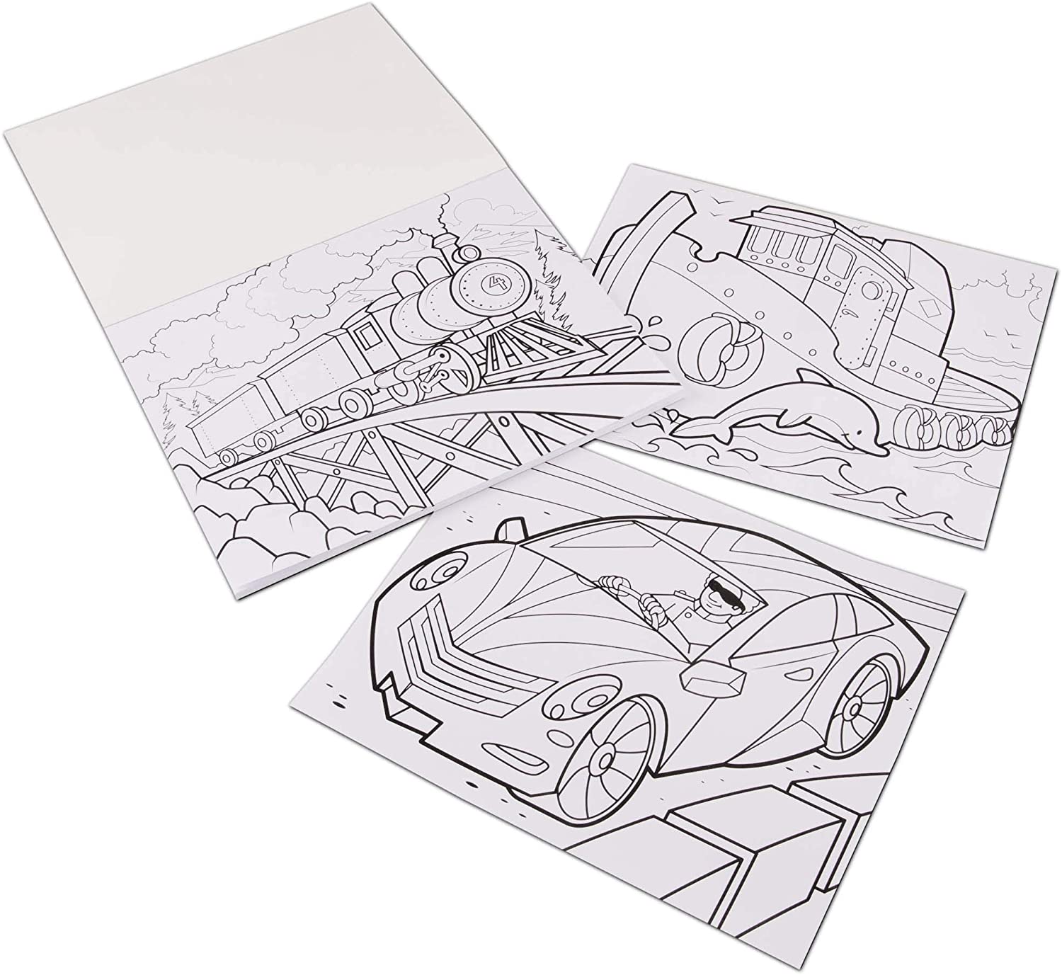 Jumbo Coloring Vehicles