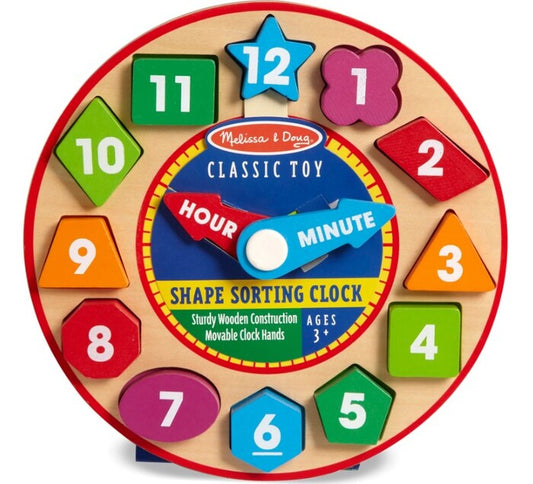 Shape Sorting Clock