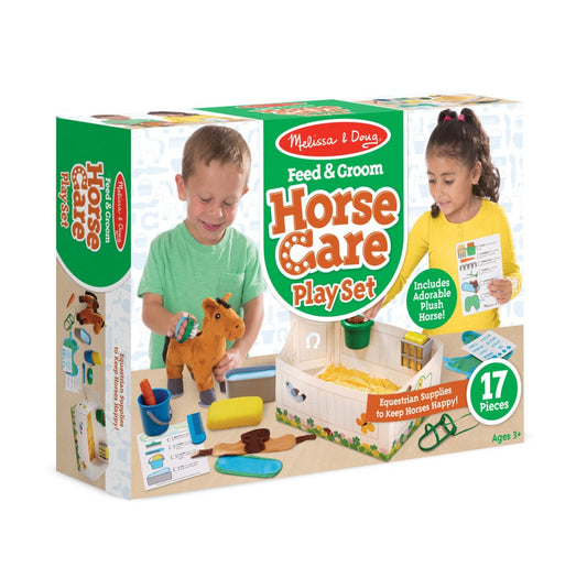 Feed & Groom Horse Care Play Set