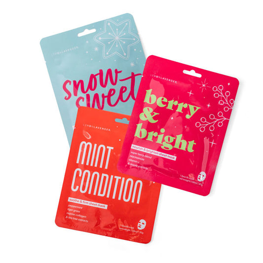 Let It Glow Holiday Face Masks